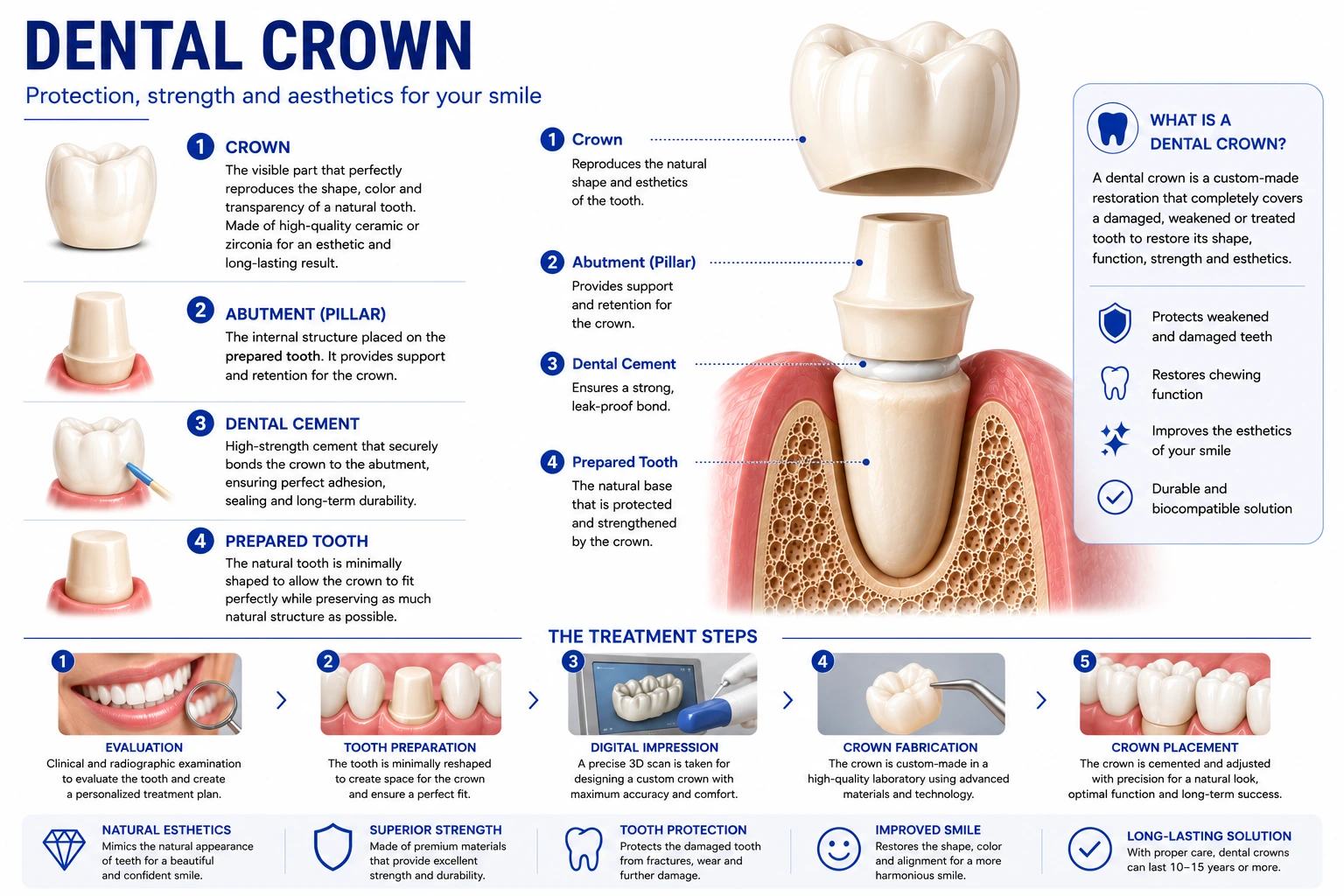 Dental crowns